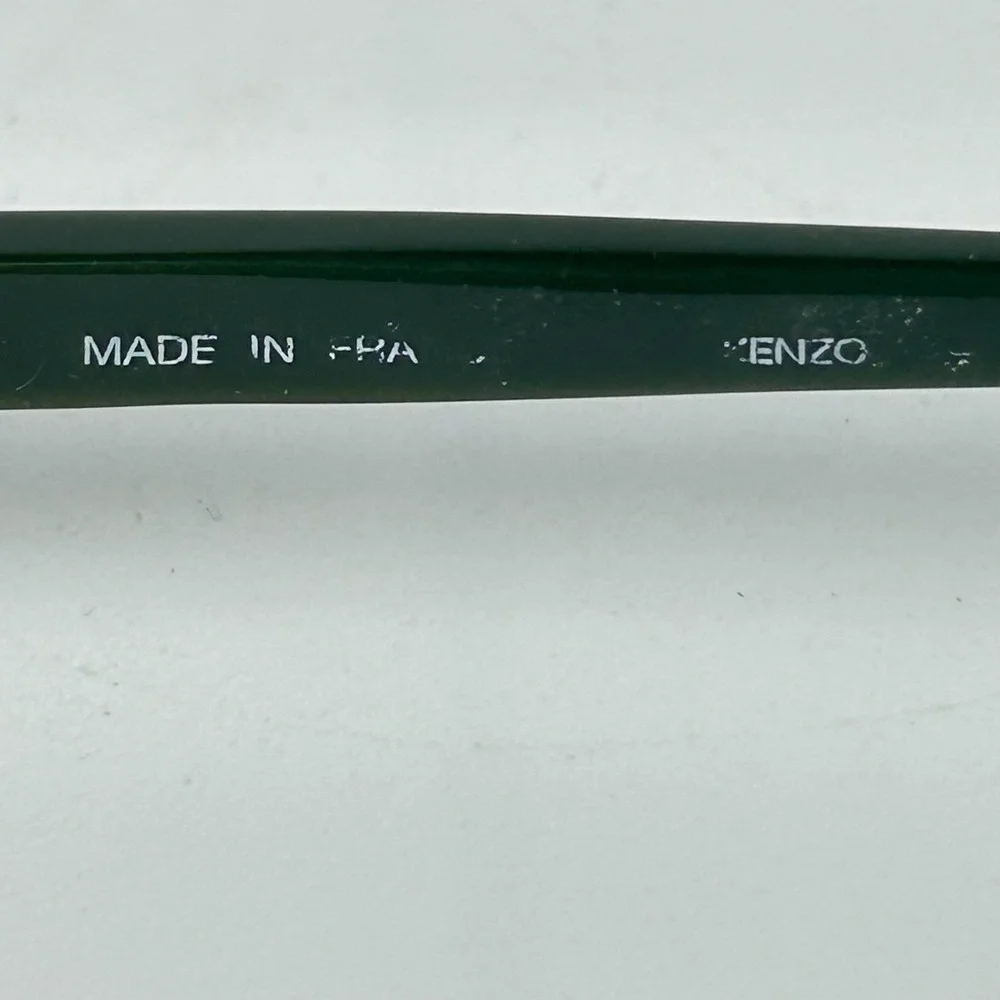 Kenzo KZ 4075 Womens‎ Eyeglasses Frame Rectangular Dark Green Metal 51-17-140mm